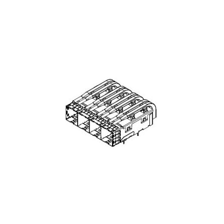 Molex Ipass Plus Hd Cage&Rec 1X4 0.76Au Sn 12G 768661123